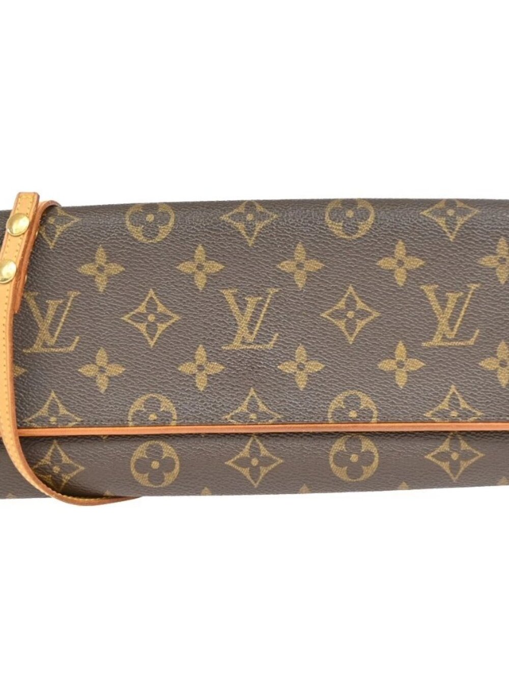 LOUIS VUITTON Pochette Twin GM 2Way Shoulder Bag Monogram Brown M51852 70KD572